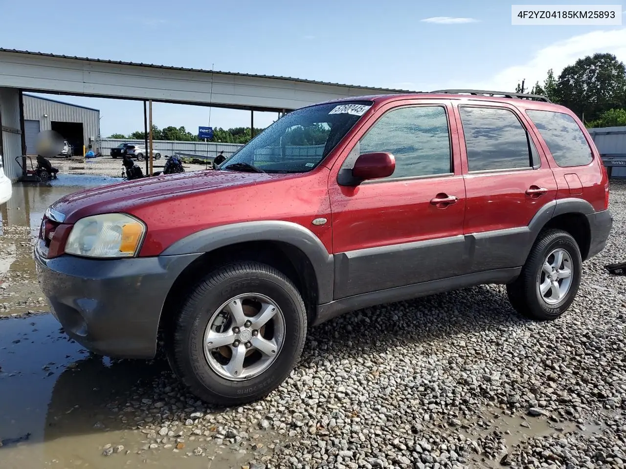2005 Mazda Tribute S VIN: 4F2YZ04185KM25893 Lot: 57602445
