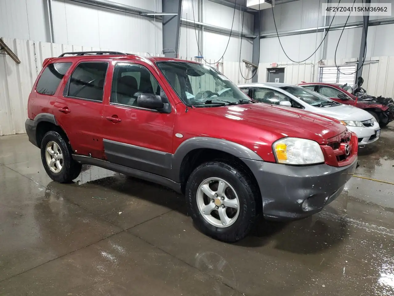 2005 Mazda Tribute S VIN: 4F2YZ04115KM36962 Lot: 61829285