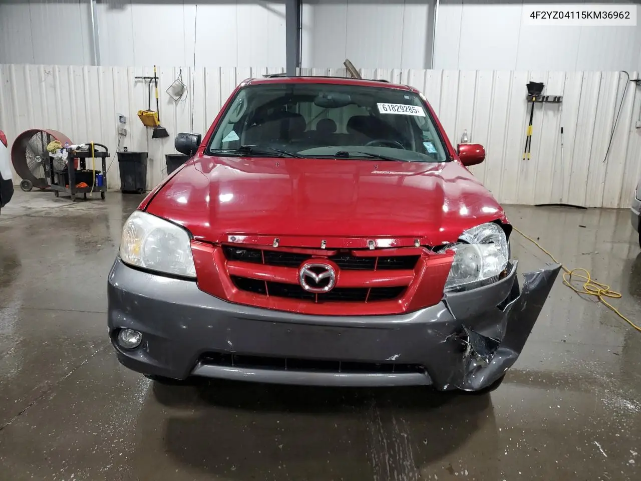 2005 Mazda Tribute S VIN: 4F2YZ04115KM36962 Lot: 61829285