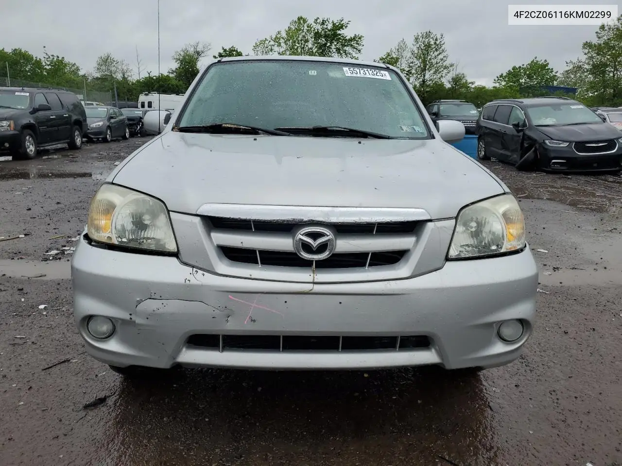 2006 Mazda Tribute S VIN: 4F2CZ06116KM02299 Lot: 55731325