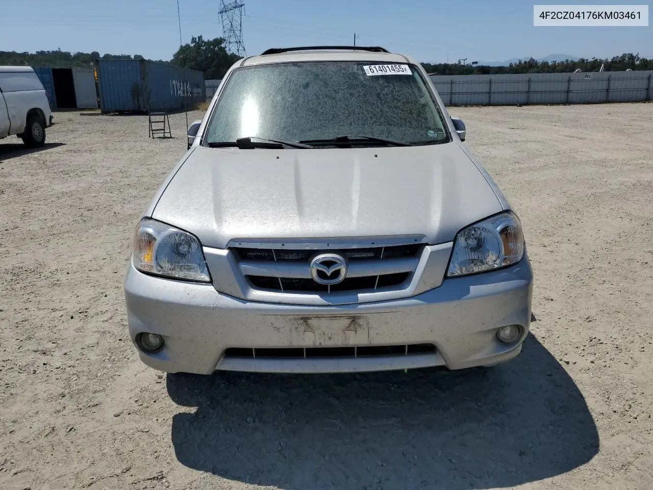 2006 Mazda Tribute S VIN: 4F2CZ04176KM03461 Lot: 61401455