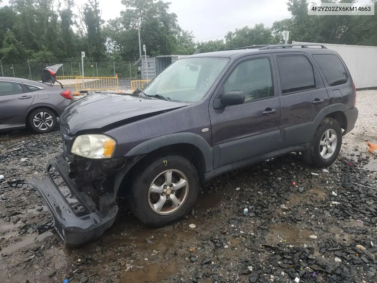 2006 Mazda Tribute I VIN: 4F2YZ02ZX6KM14663 Lot: 63098505