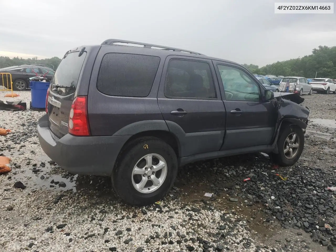 2006 Mazda Tribute I VIN: 4F2YZ02ZX6KM14663 Lot: 63098505