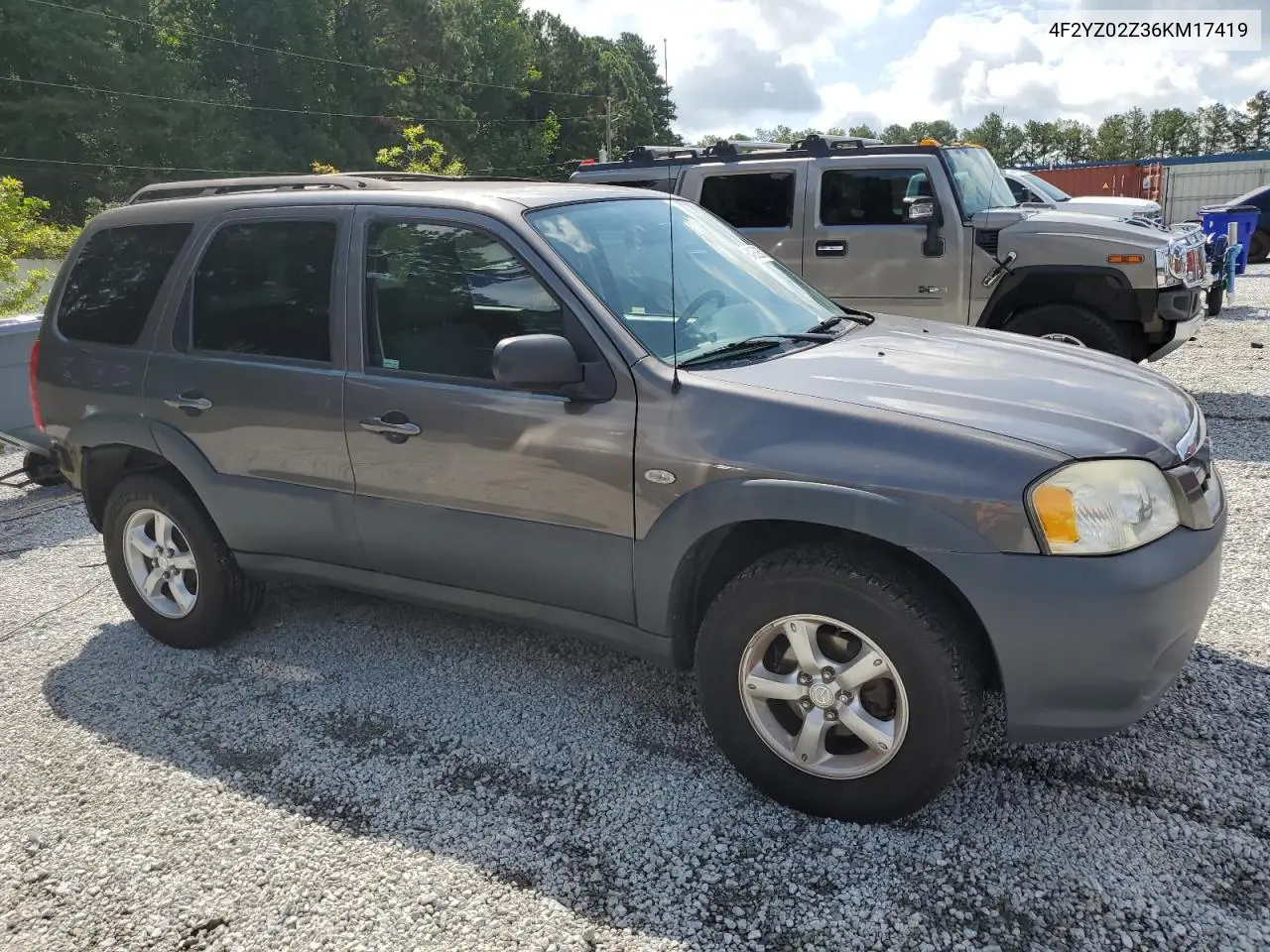 2006 Mazda Tribute I VIN: 4F2YZ02Z36KM17419 Lot: 64282285