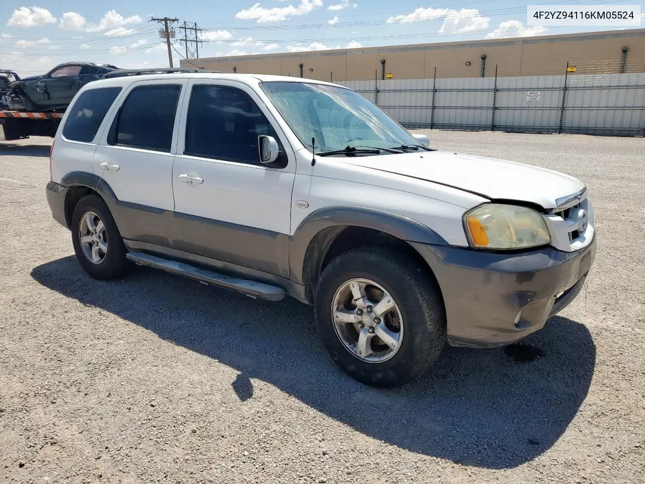 2006 Mazda Tribute S VIN: 4F2YZ94116KM05524 Lot: 64967365