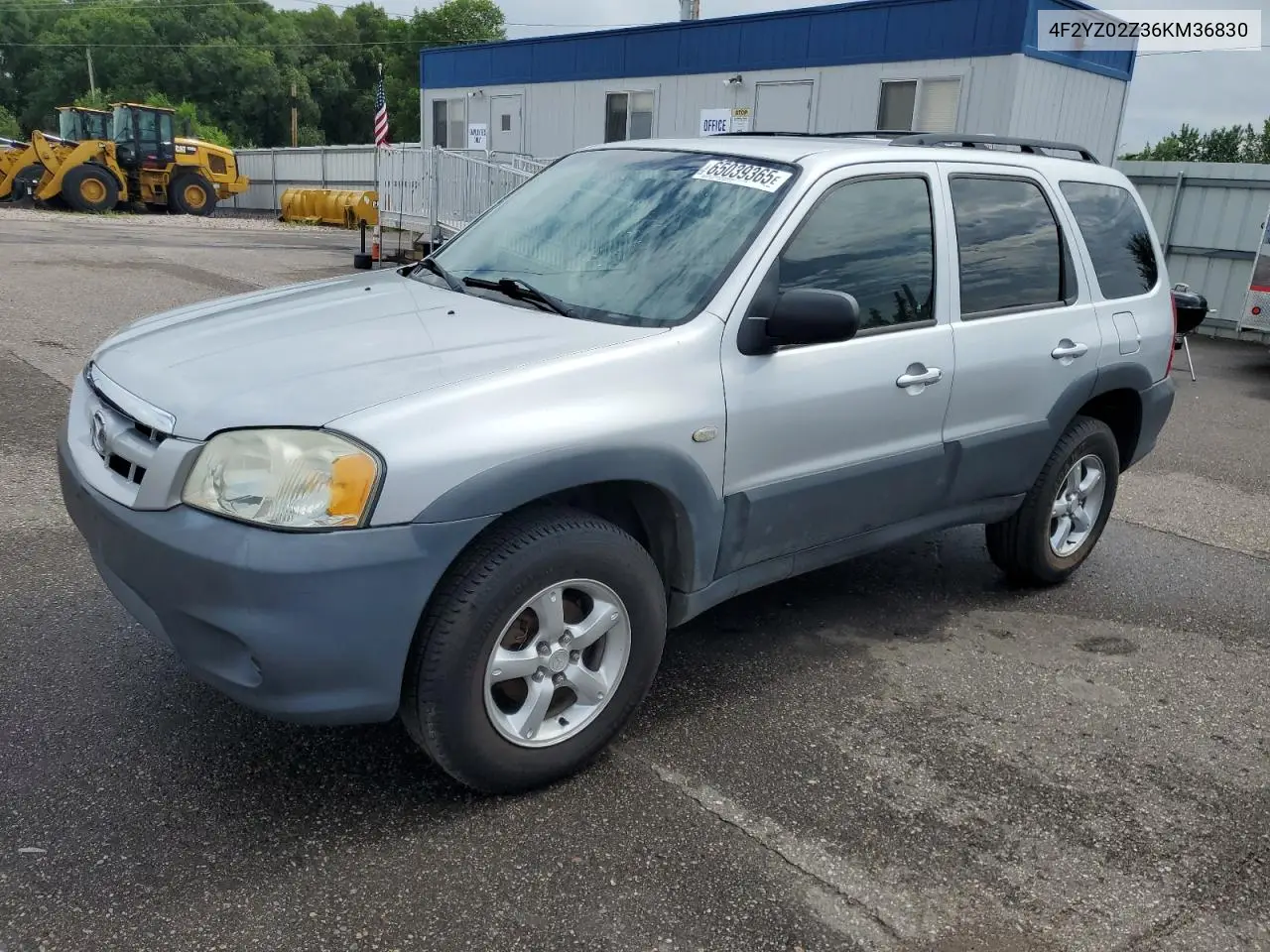 2006 Mazda Tribute I VIN: 4F2YZ02Z36KM36830 Lot: 65039365
