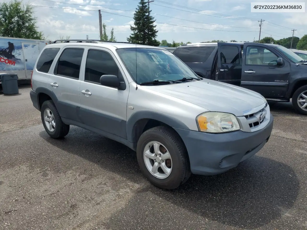 2006 Mazda Tribute I VIN: 4F2YZ02Z36KM36830 Lot: 65039365