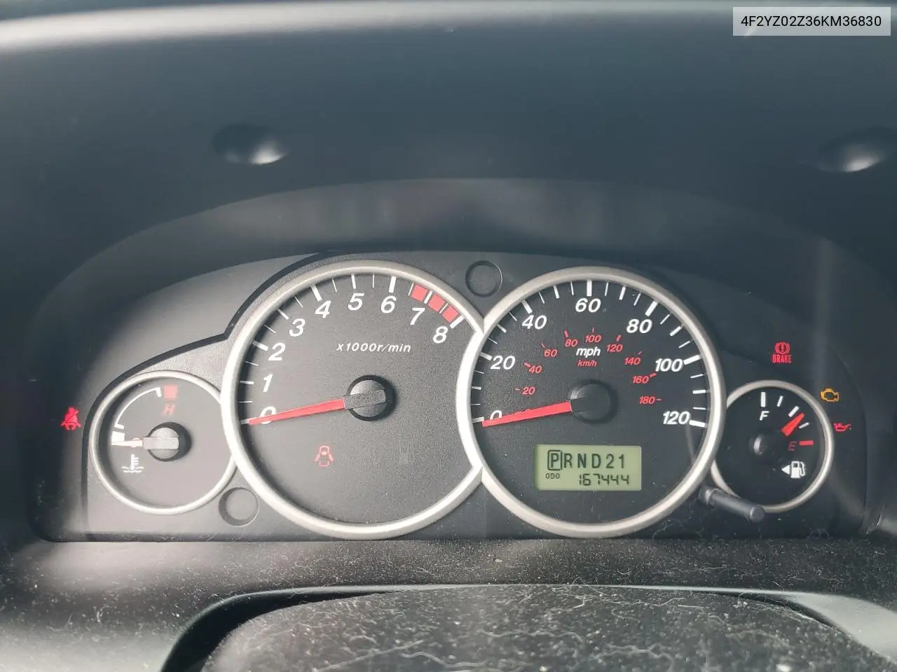 2006 Mazda Tribute I VIN: 4F2YZ02Z36KM36830 Lot: 65039365