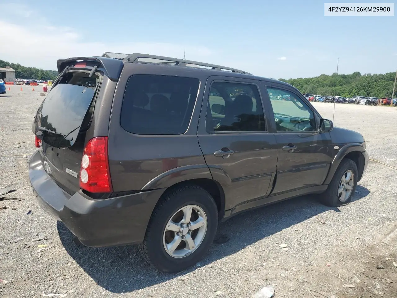 2006 Mazda Tribute S VIN: 4F2YZ94126KM29900 Lot: 65675975