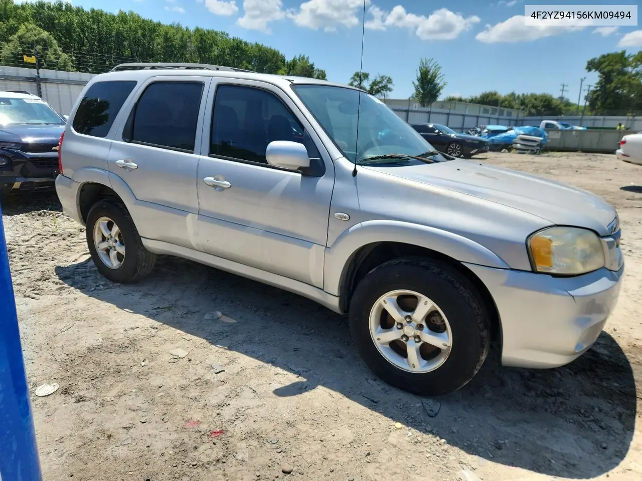 2006 Mazda Tribute S VIN: 4F2YZ94156KM09494 Lot: 65901265