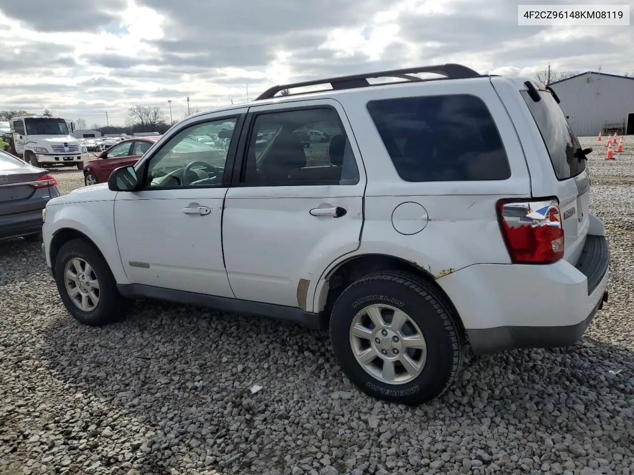 2008 Mazda Tribute S VIN: 4F2CZ96148KM08119 Lot: 51191235