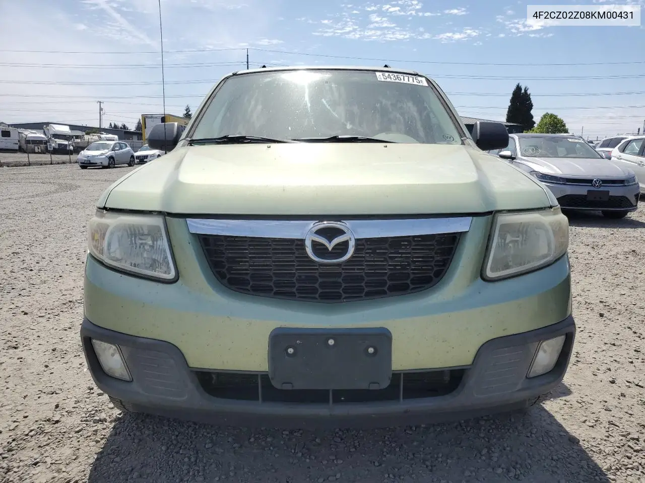 2008 Mazda Tribute I VIN: 4F2CZ02Z08KM00431 Lot: 54367775
