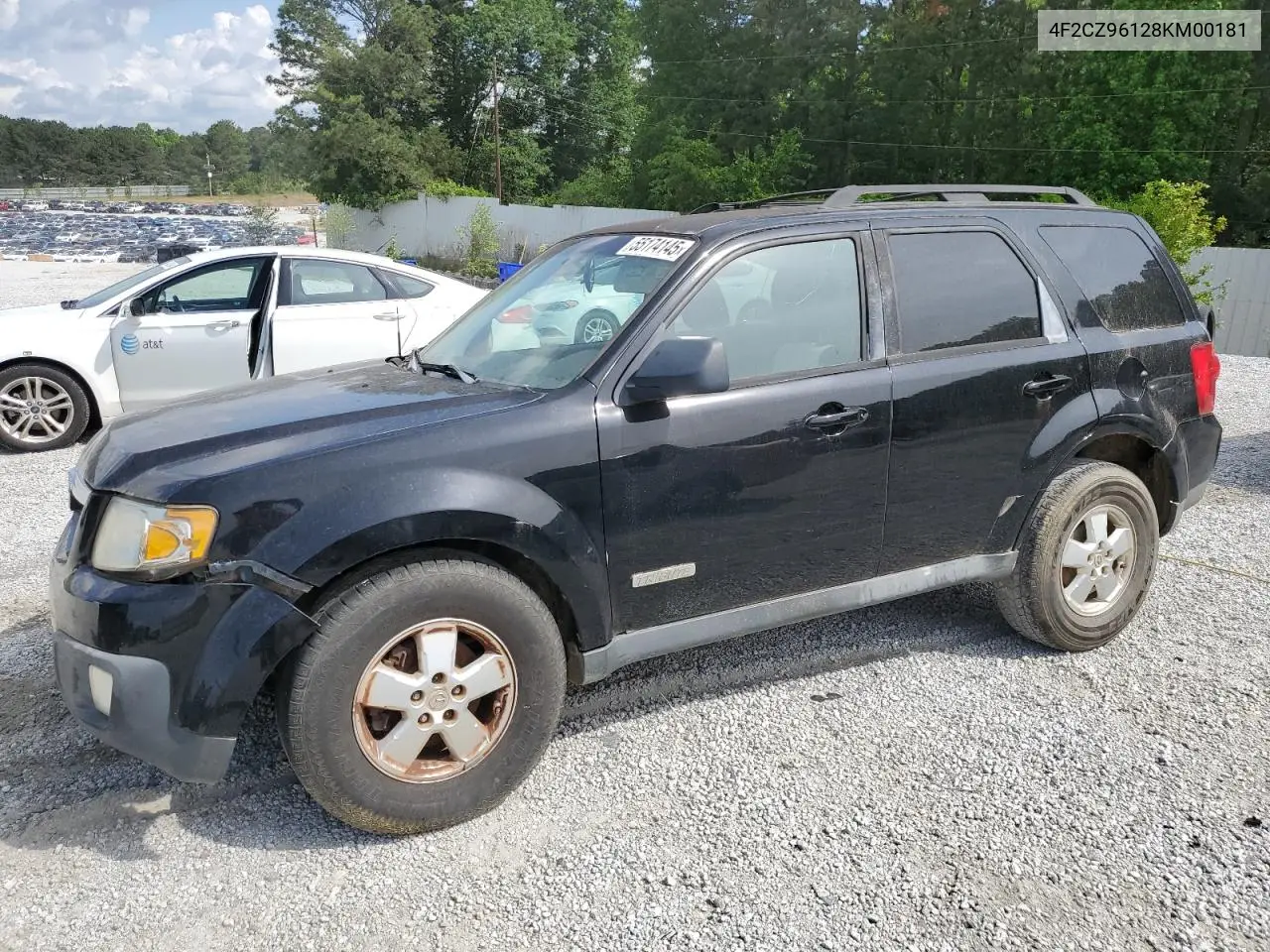 2008 Mazda Tribute S VIN: 4F2CZ96128KM00181 Lot: 55174145