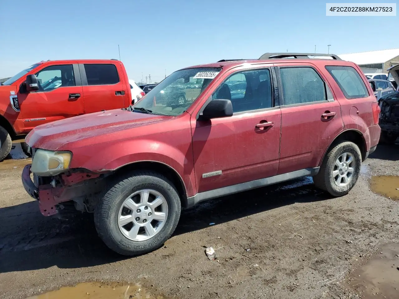 2008 Mazda Tribute I VIN: 4F2CZ02Z88KM27523 Lot: 56035255