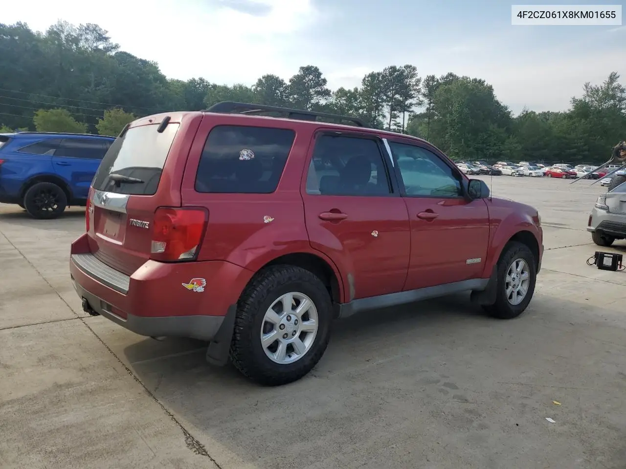 2008 Mazda Tribute S VIN: 4F2CZ061X8KM01655 Lot: 57498065