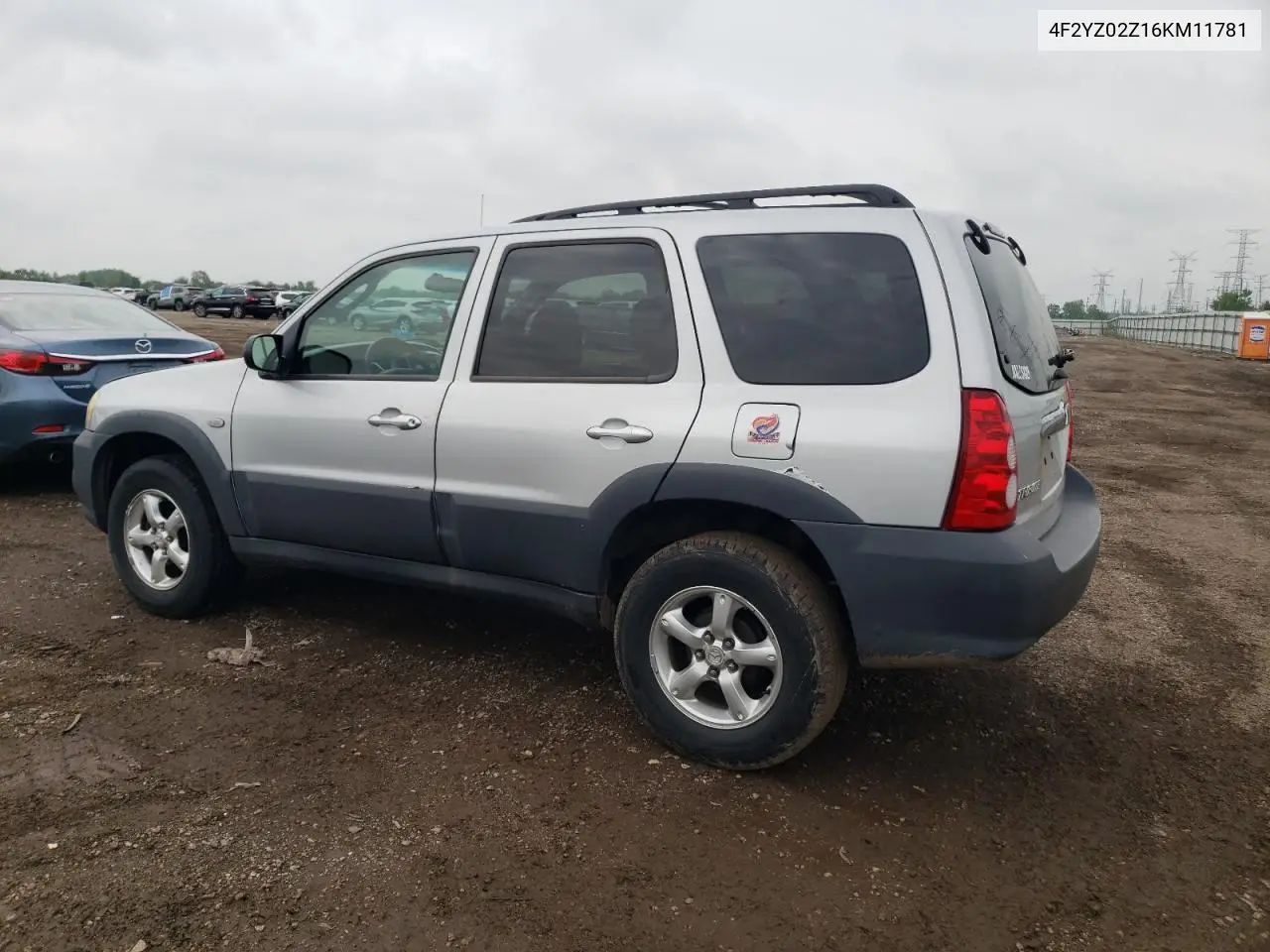 2008 Mazda Tribute I VIN: 4F2YZ02Z16KM11781 Lot: 58842175