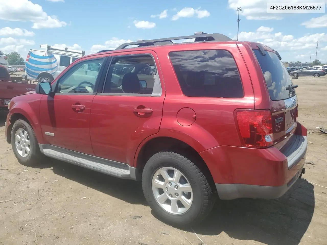 2008 Mazda Tribute S VIN: 4F2CZ06188KM25677 Lot: 62323065