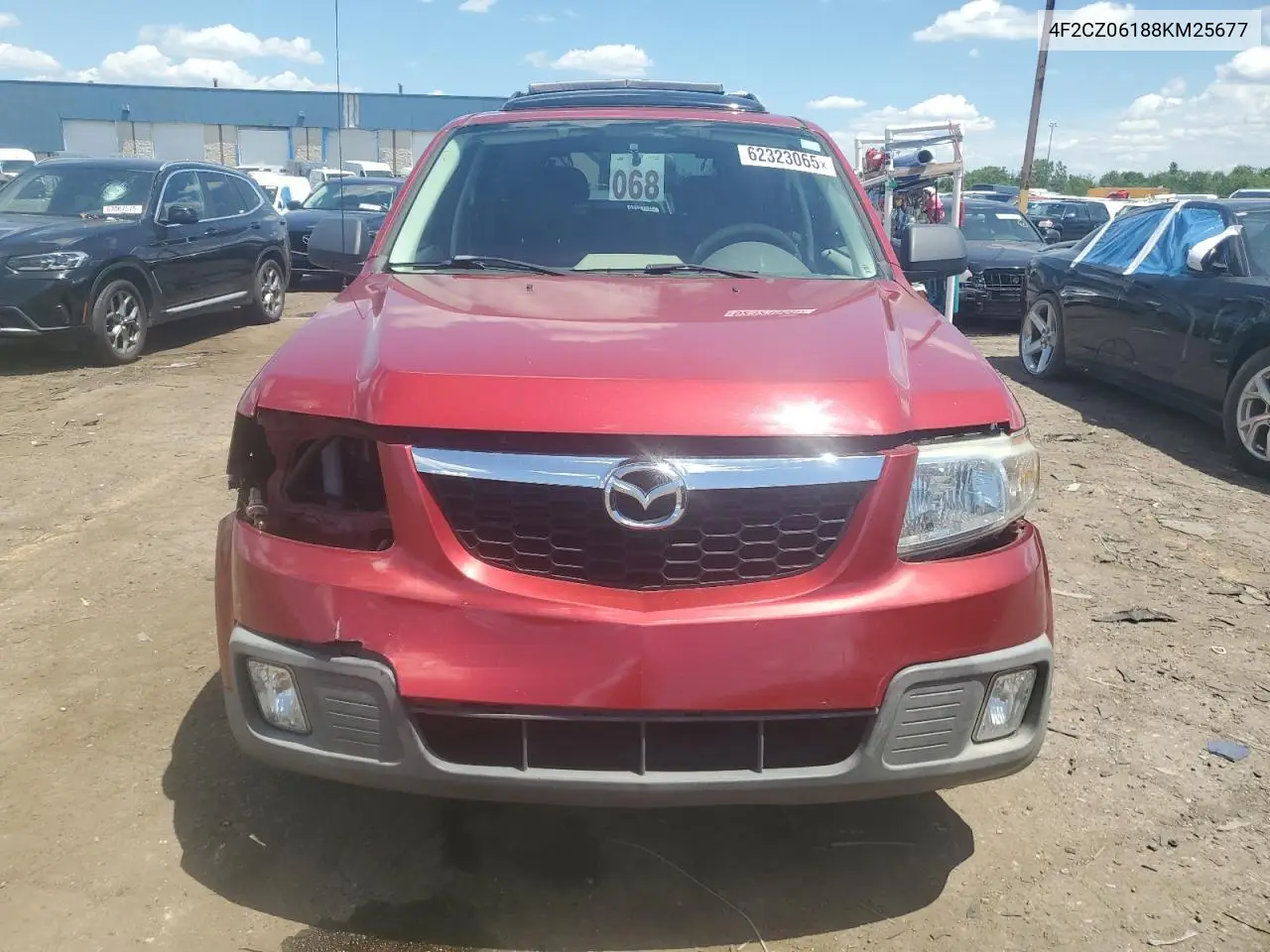 2008 Mazda Tribute S VIN: 4F2CZ06188KM25677 Lot: 62323065