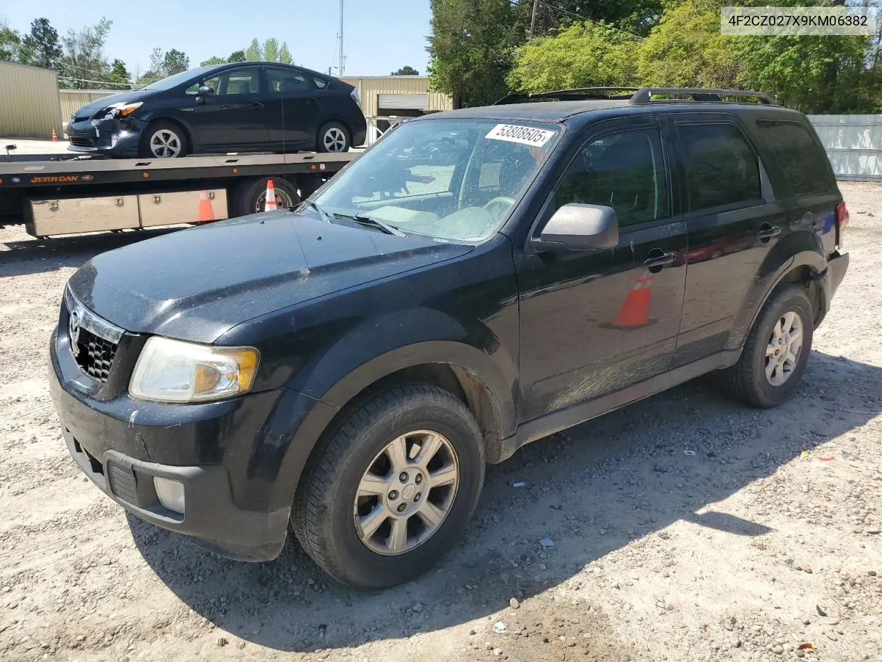 2009 Mazda Tribute I VIN: 4F2CZ027X9KM06382 Lot: 53808605