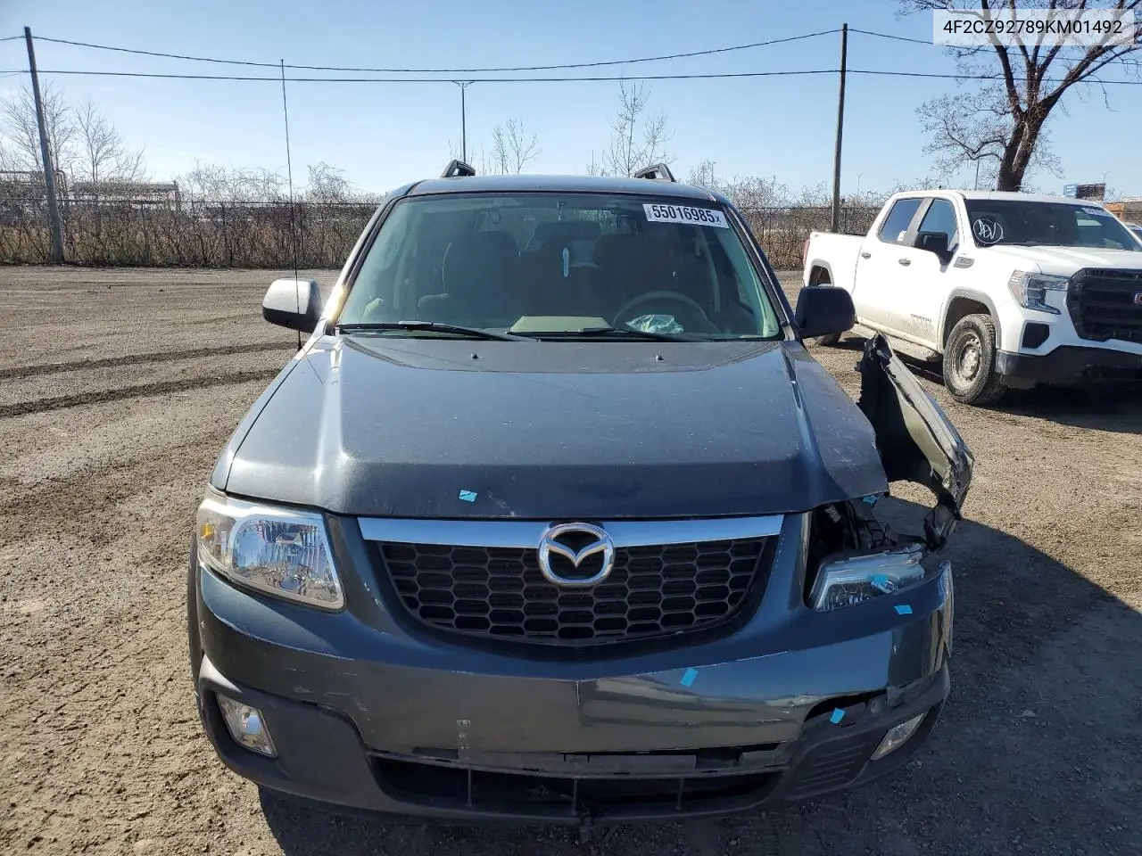 2009 Mazda Tribute I VIN: 4F2CZ92789KM01492 Lot: 55016985