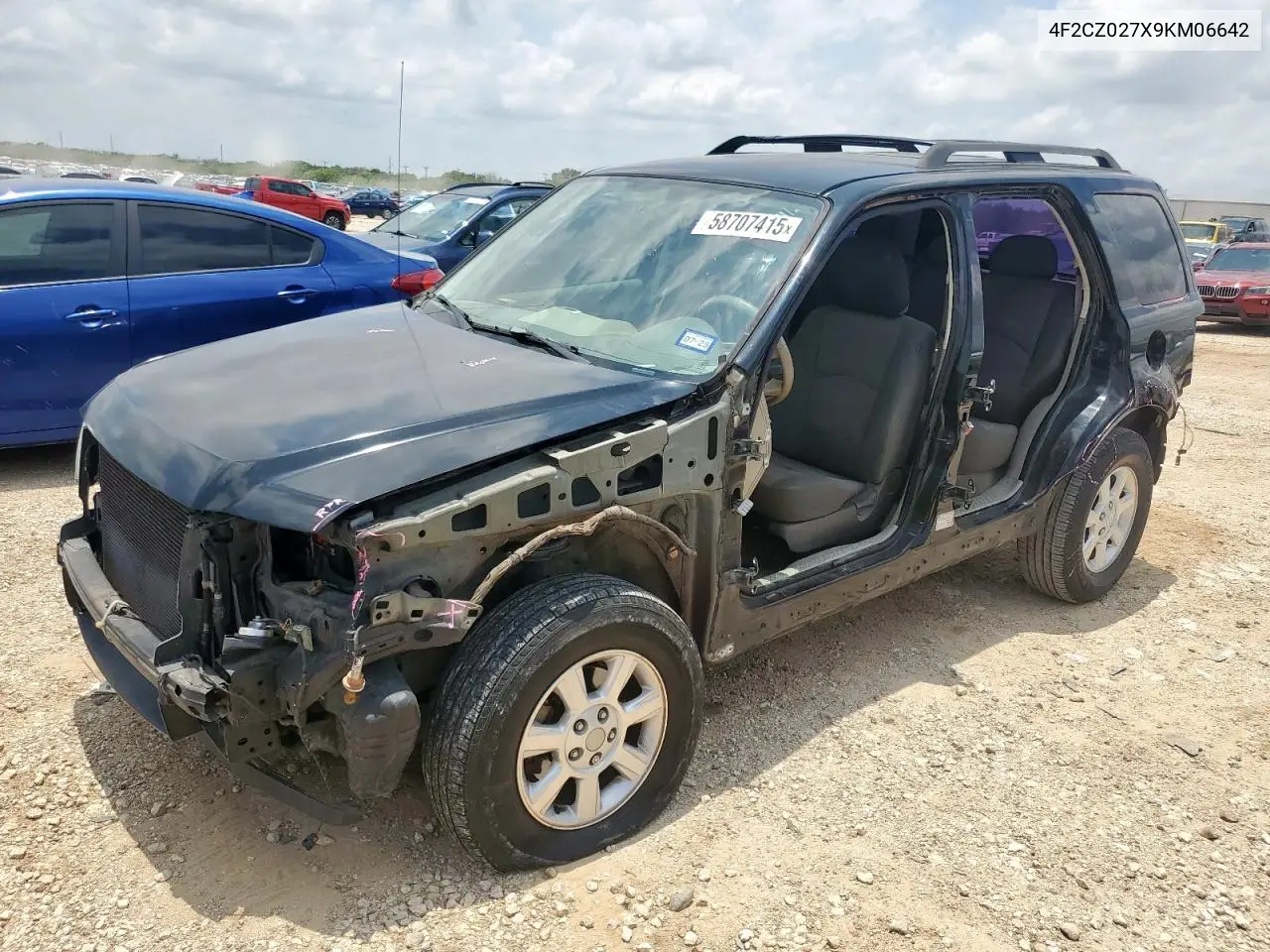 2009 Mazda Tribute I VIN: 4F2CZ027X9KM06642 Lot: 58707415