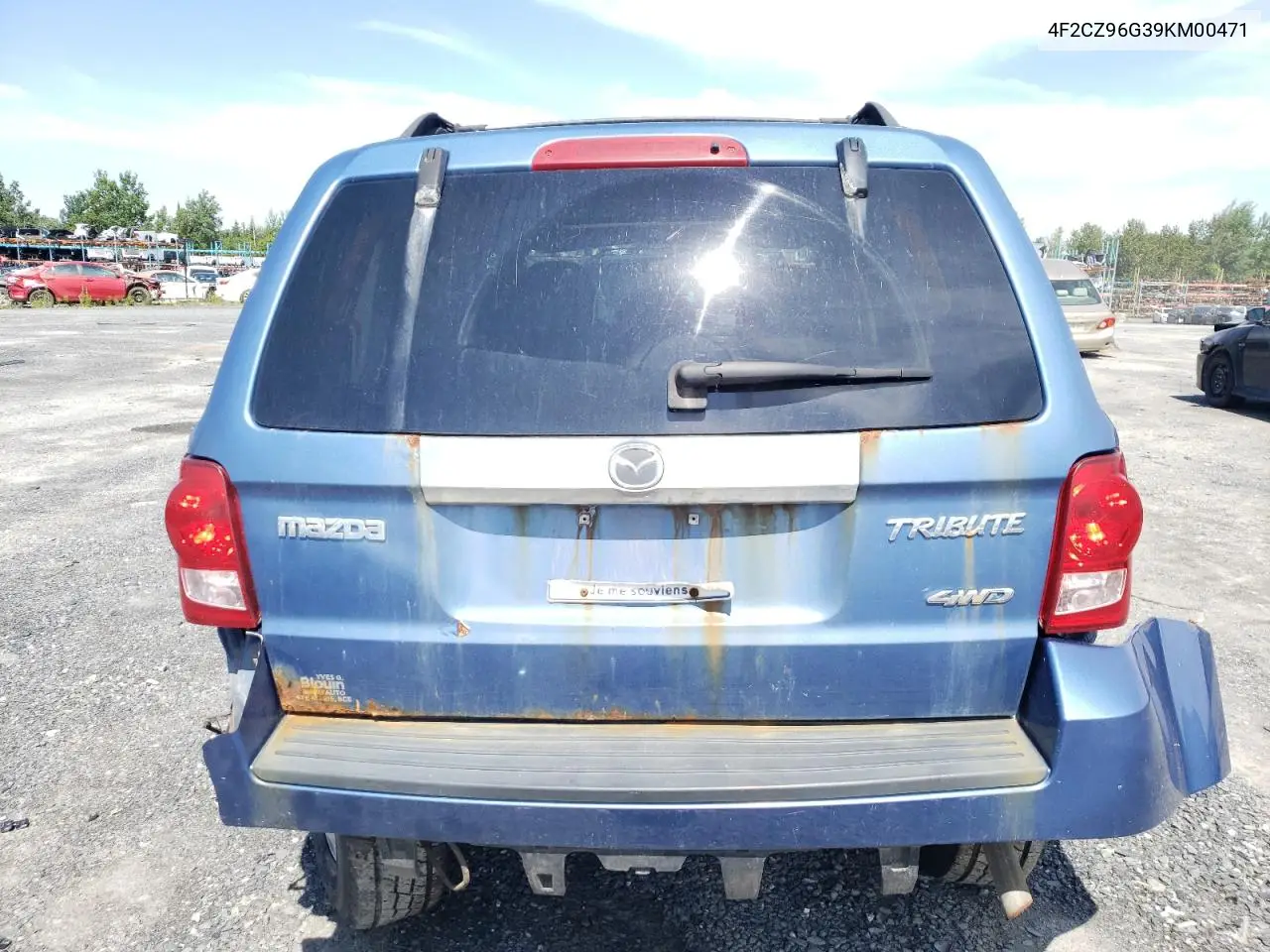 2009 Mazda Tribute S VIN: 4F2CZ96G39KM00471 Lot: 60091824