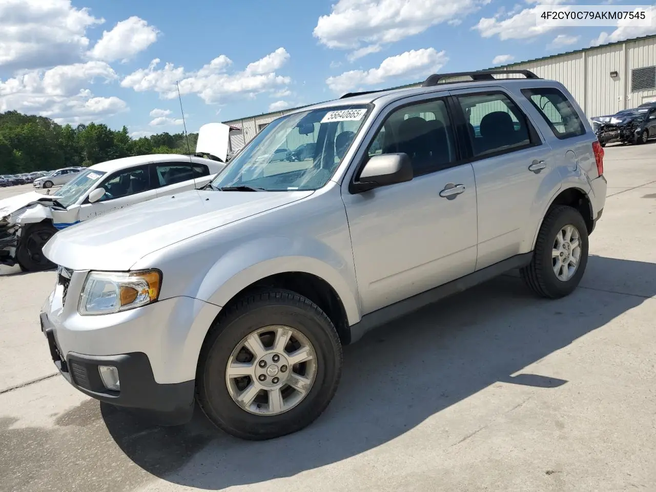 2010 Mazda Tribute I VIN: 4F2CY0C79AKM07545 Lot: 55640665