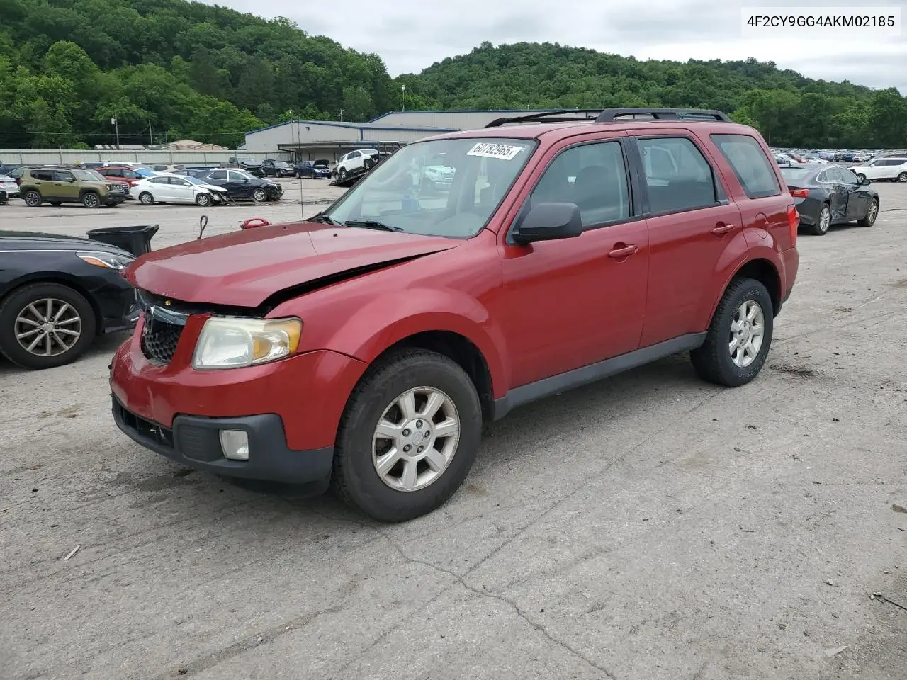 2010 Mazda Tribute S VIN: 4F2CY9GG4AKM02185 Lot: 60782965