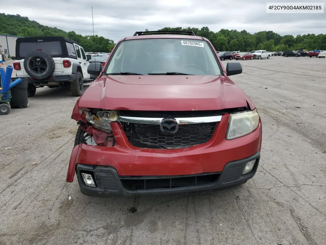 2010 Mazda Tribute S VIN: 4F2CY9GG4AKM02185 Lot: 60782965