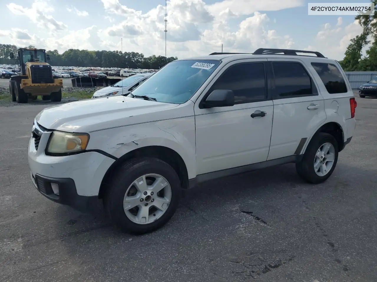 2010 Mazda Tribute I VIN: 4F2CY0C74AKM02754 Lot: 62358295