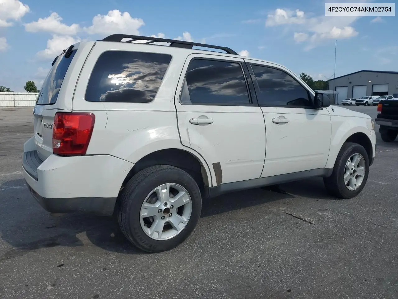2010 Mazda Tribute I VIN: 4F2CY0C74AKM02754 Lot: 62358295