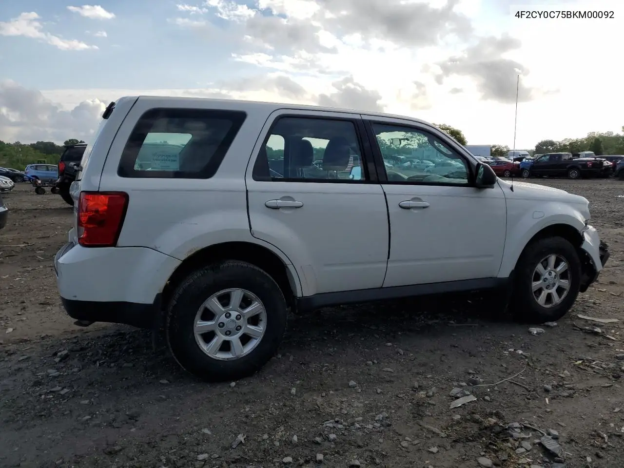 2011 Mazda Tribute I VIN: 4F2CY0C75BKM00092 Lot: 55659315