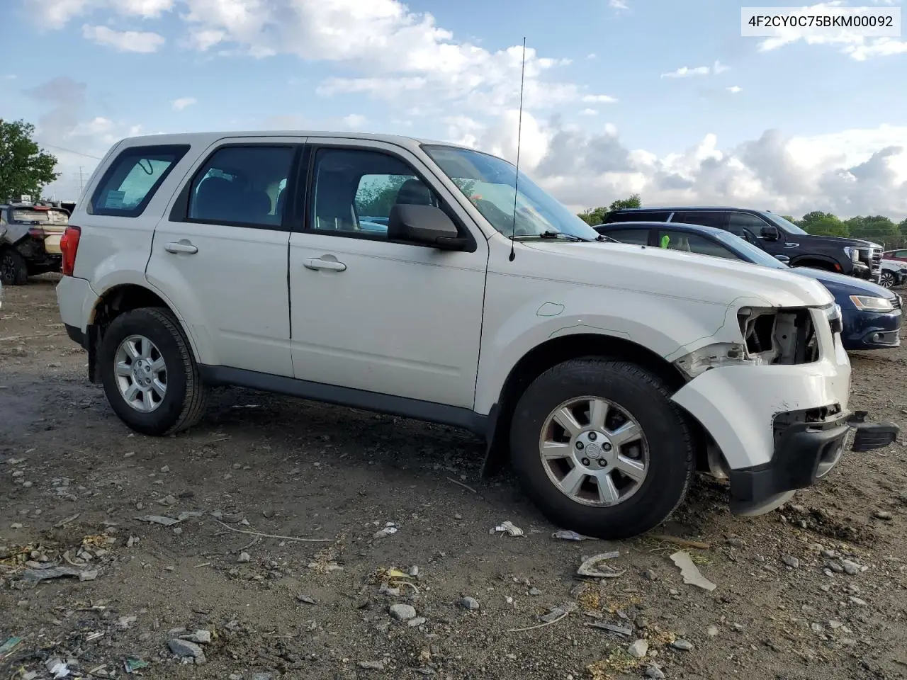 2011 Mazda Tribute I VIN: 4F2CY0C75BKM00092 Lot: 55659315