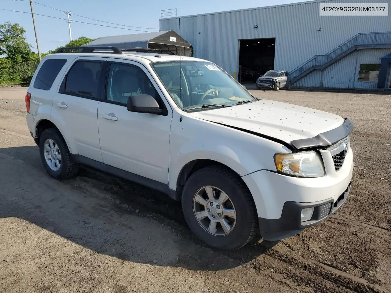 2011 Mazda Tribute S VIN: 4F2CY9GG2BKM03577 Lot: 57143185