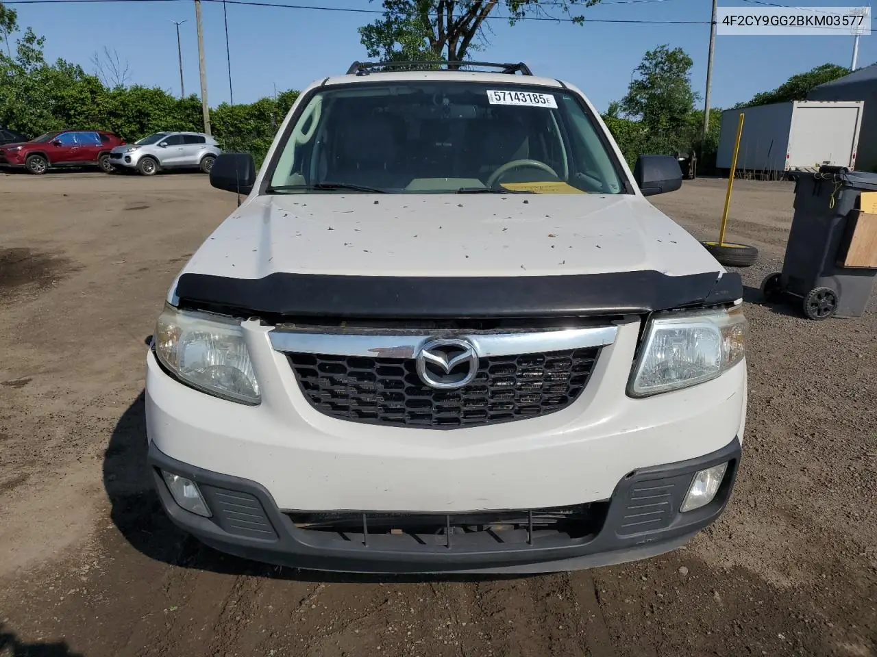 2011 Mazda Tribute S VIN: 4F2CY9GG2BKM03577 Lot: 57143185