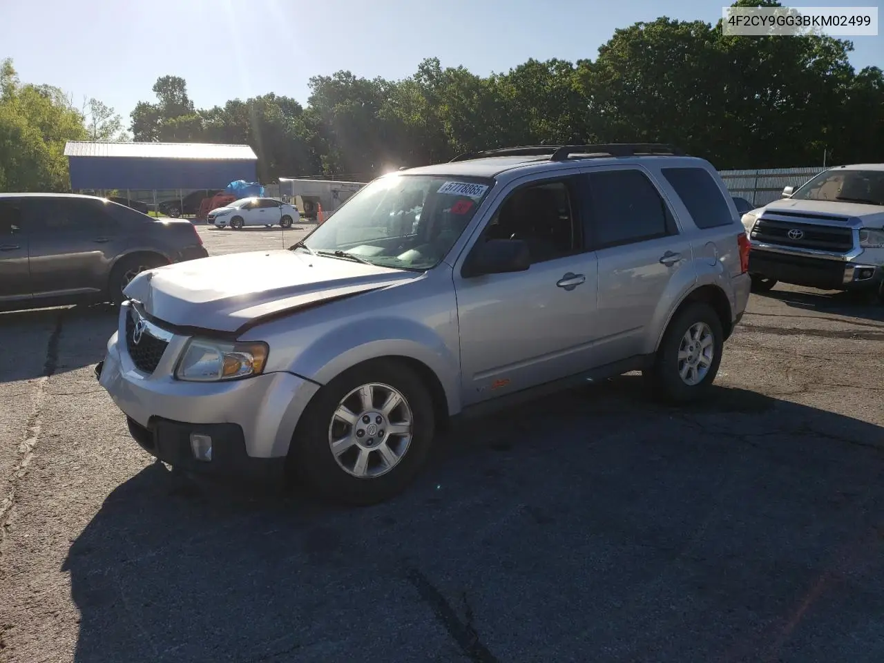 2011 Mazda Tribute S VIN: 4F2CY9GG3BKM02499 Lot: 57778865