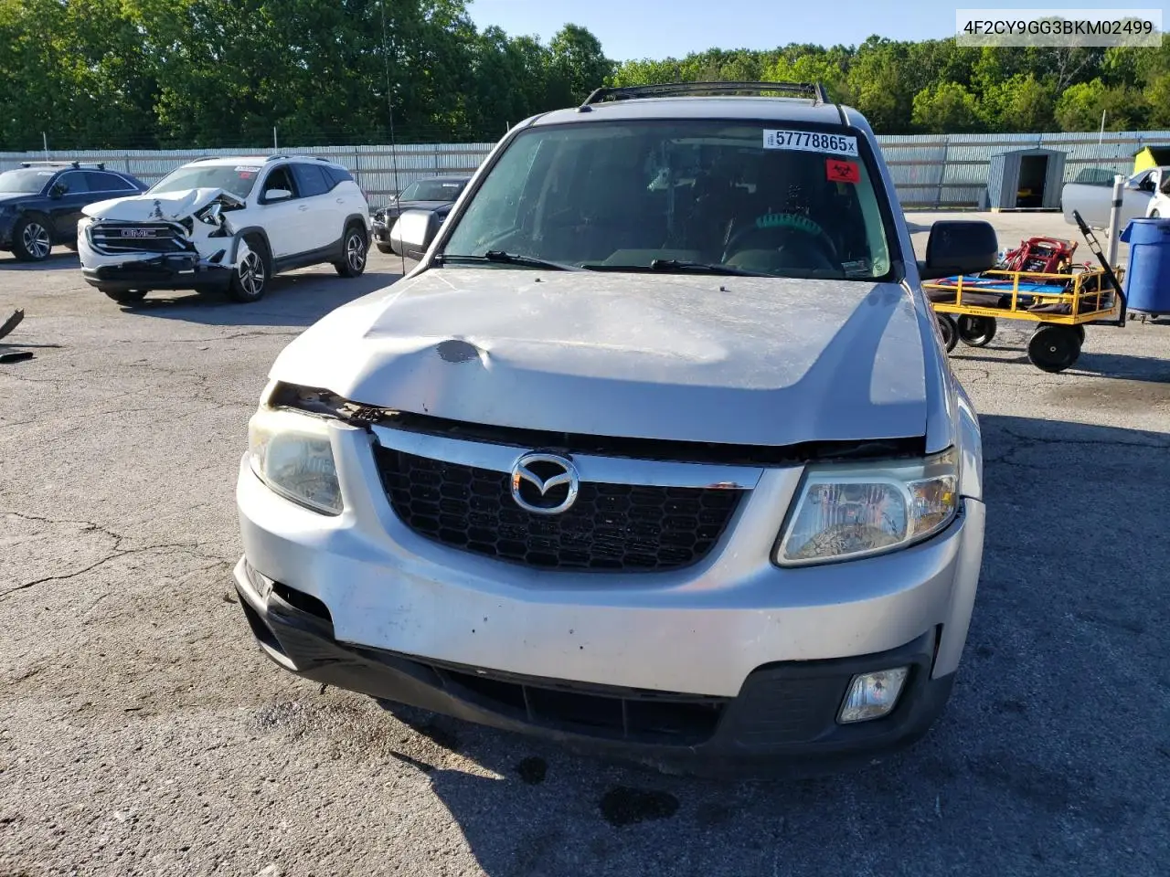 2011 Mazda Tribute S VIN: 4F2CY9GG3BKM02499 Lot: 57778865
