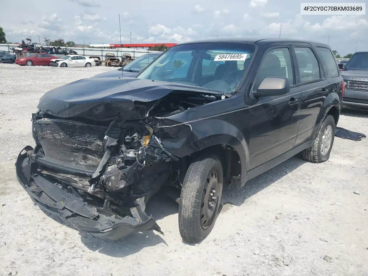 2011 Mazda Tribute I VIN: 4F2CY0C70BKM03689 Lot: 58476695