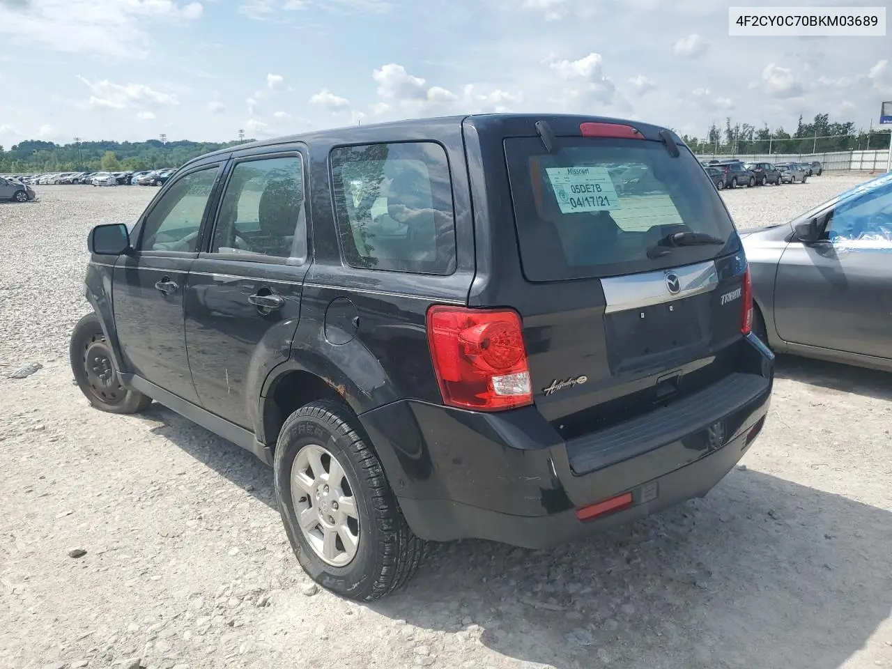 2011 Mazda Tribute I VIN: 4F2CY0C70BKM03689 Lot: 58476695