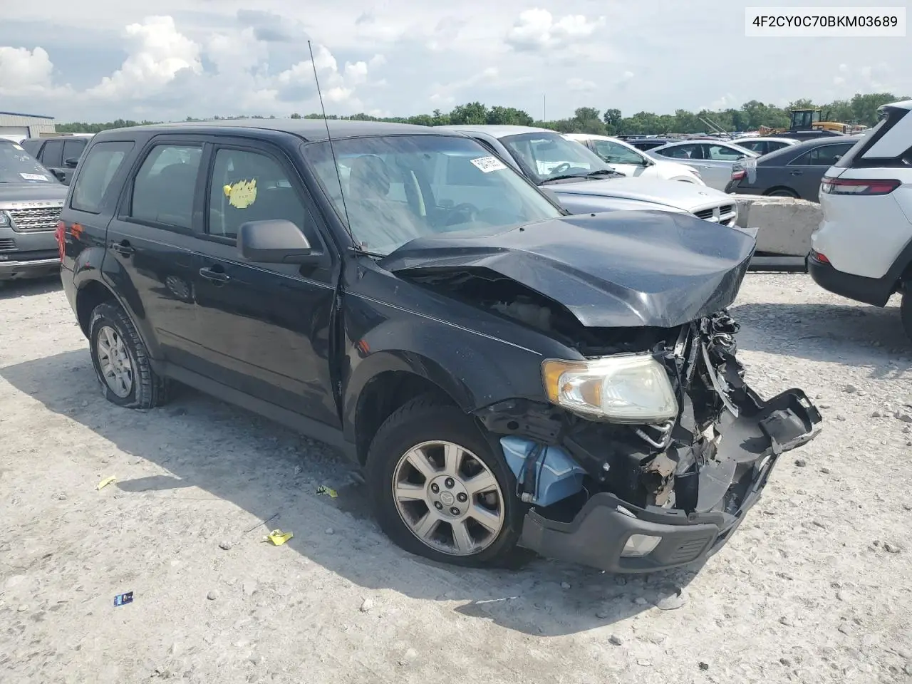 2011 Mazda Tribute I VIN: 4F2CY0C70BKM03689 Lot: 58476695