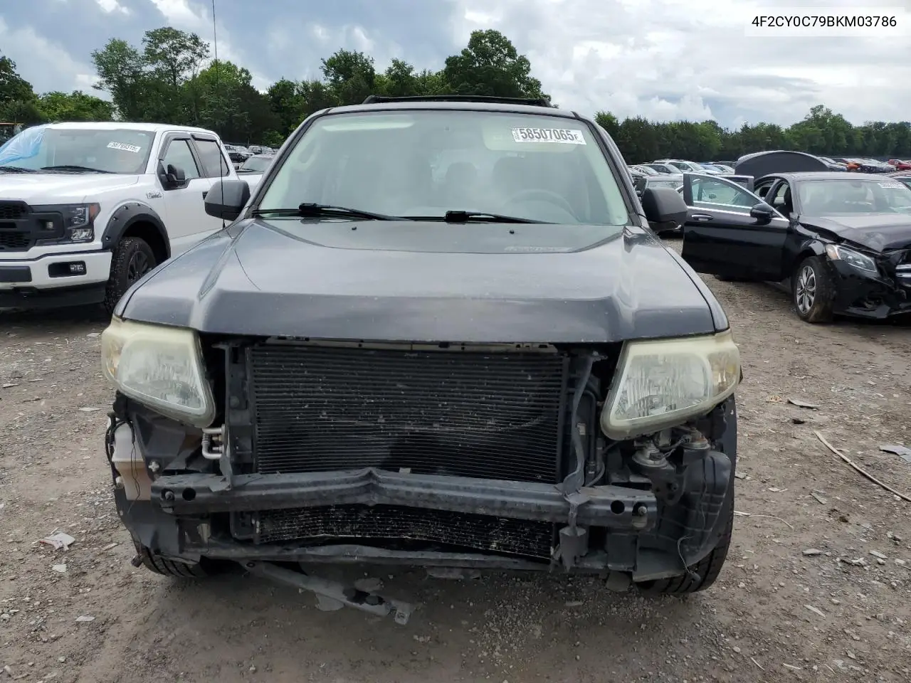 2011 Mazda Tribute I VIN: 4F2CY0C79BKM03786 Lot: 58507065