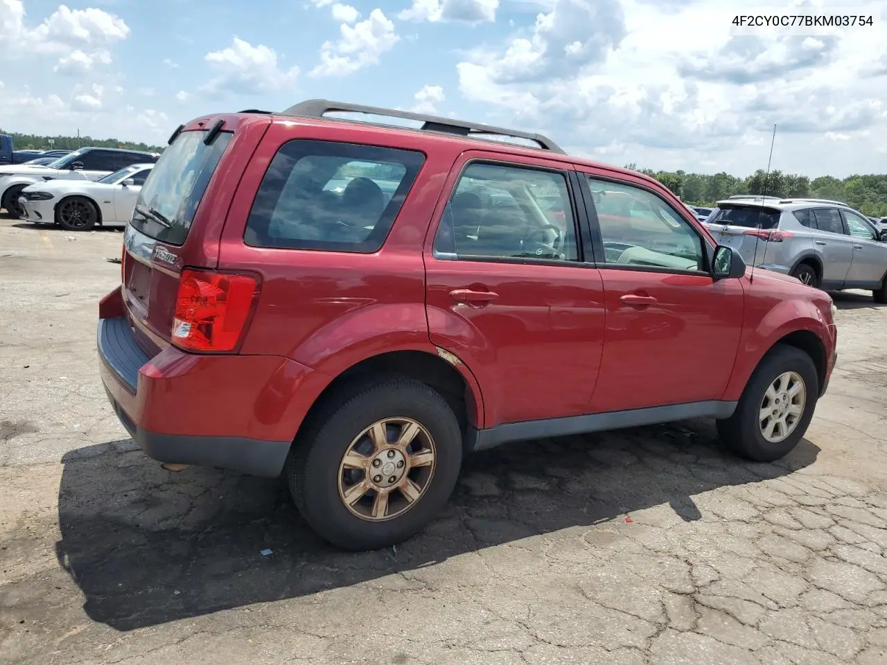 2011 Mazda Tribute I VIN: 4F2CY0C77BKM03754 Lot: 63586575