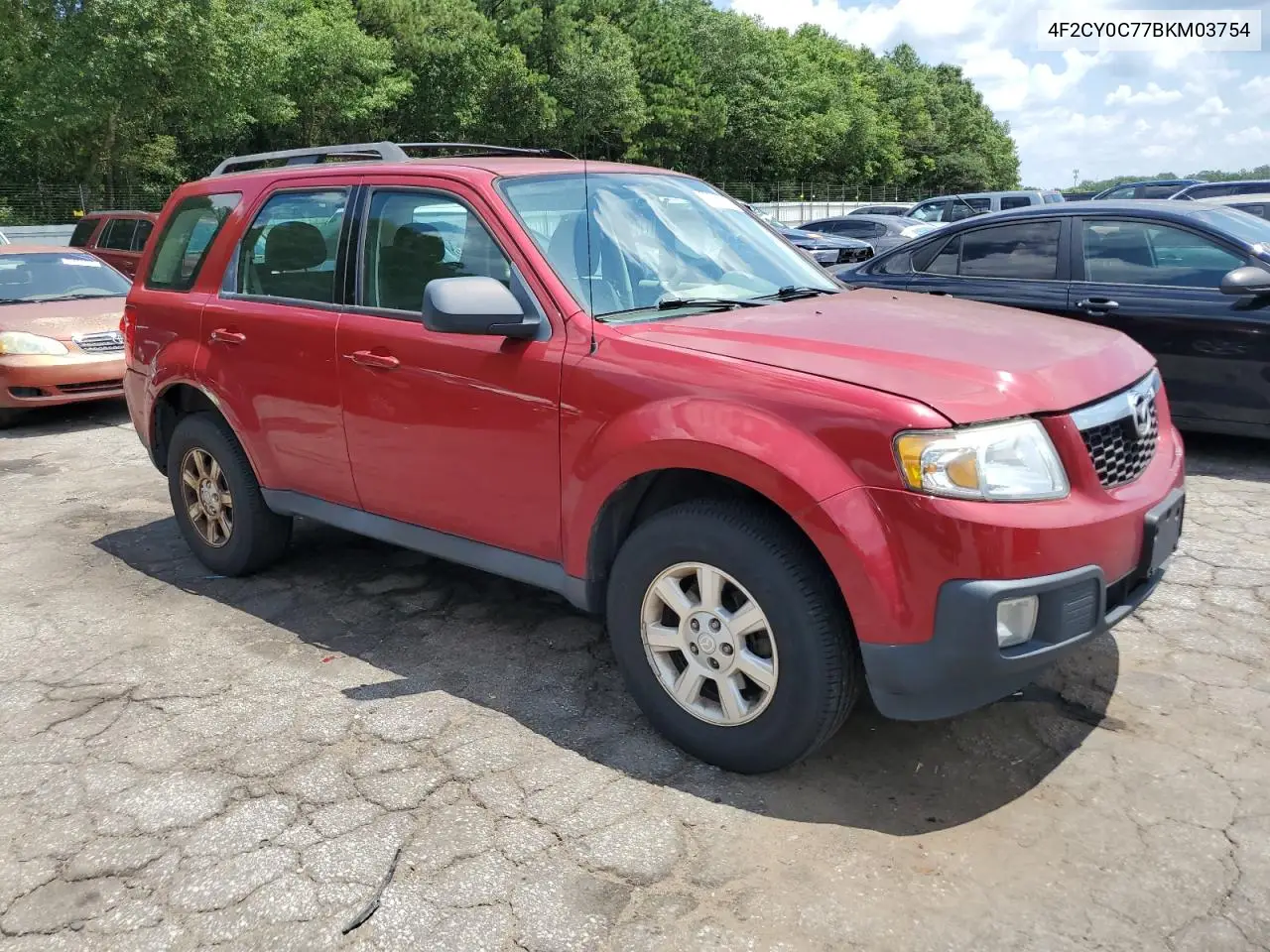 2011 Mazda Tribute I VIN: 4F2CY0C77BKM03754 Lot: 63586575