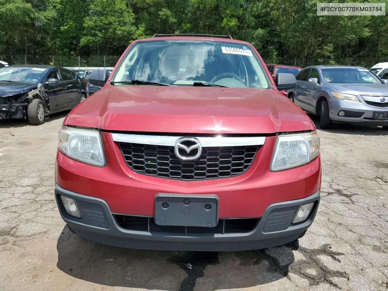 2011 Mazda Tribute I VIN: 4F2CY0C77BKM03754 Lot: 63586575