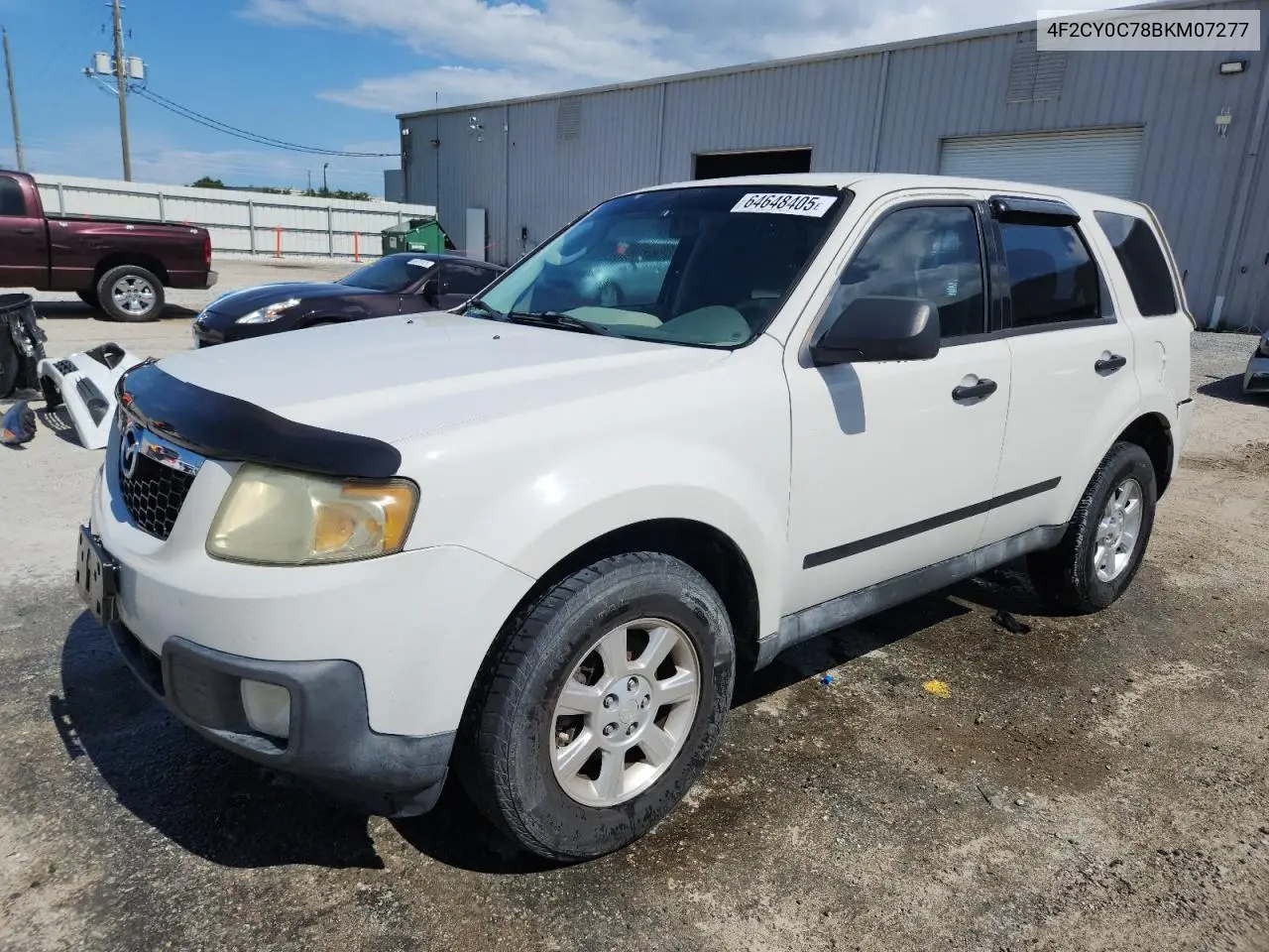 2011 Mazda Tribute I VIN: 4F2CY0C78BKM07277 Lot: 64648405