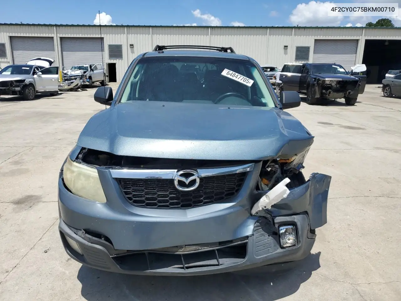 2011 Mazda Tribute I VIN: 4F2CY0C75BKM00710 Lot: 64847705