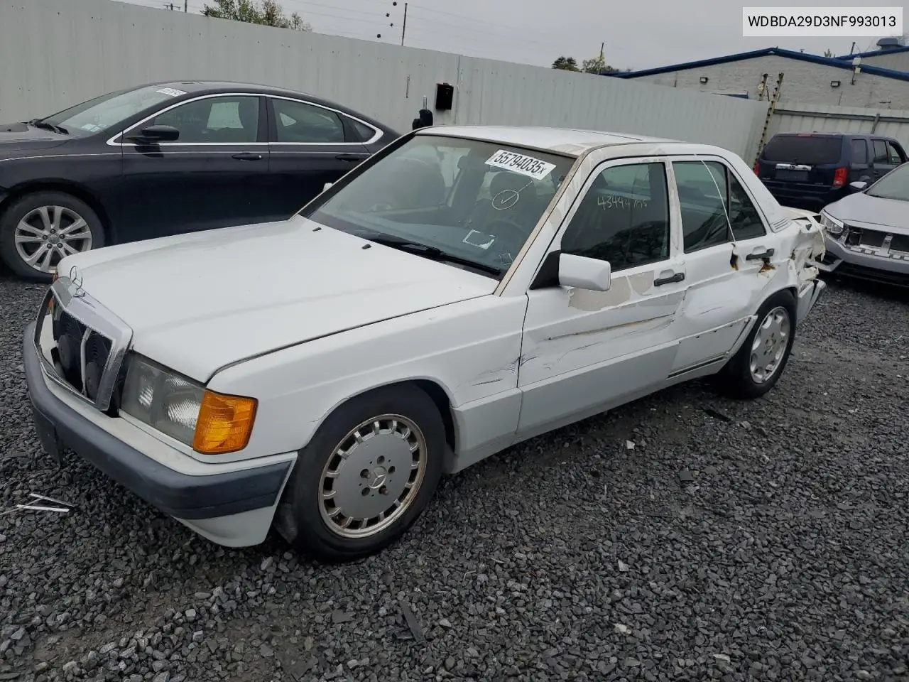 1992 Mercedes-Benz 190 E 2.6 VIN: WDBDA29D3NF993013 Lot: 55794035