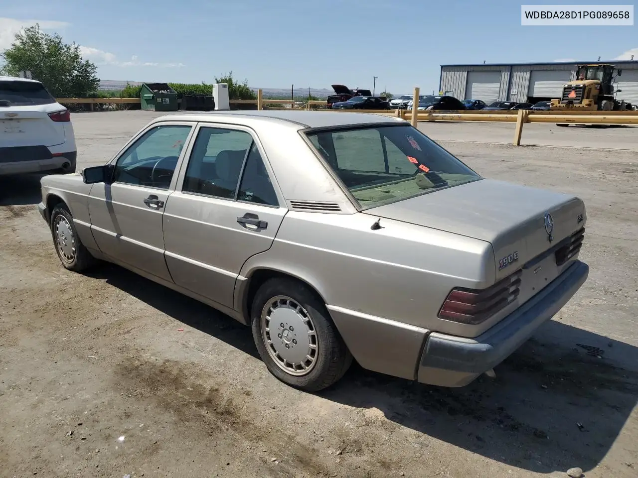 1993 Mercedes-Benz 190 E 2.3 VIN: WDBDA28D1PG089658 Lot: 58623165