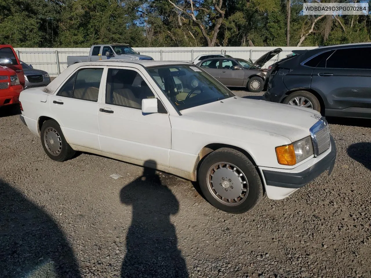 1993 Mercedes-Benz 190 E 2.6 VIN: WDBDA29D3PG070284 Lot: 87027414