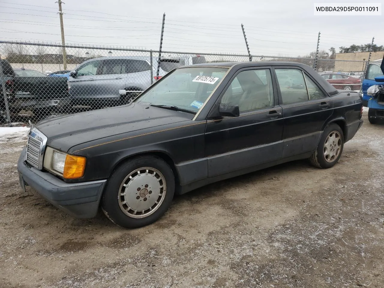 1993 Mercedes-Benz 190 E 2.6 VIN: WDBDA29D5PG011091 Lot: 89125715